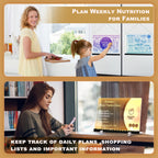 LED Note Board with Colors - 14.1"x10.9" Light-Up Acrylic Dry Erase Board,Letter Message Memo Drawing Board,Night Light & Desk Decor for Kids, Home, Office, or Gift